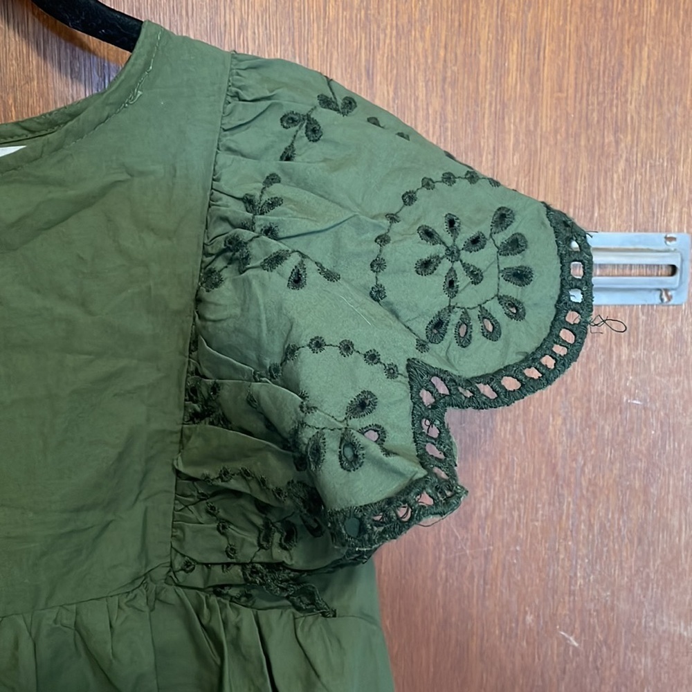 NWT Zara Cutwork Embroidered Blouse - Picture 6 of 14
